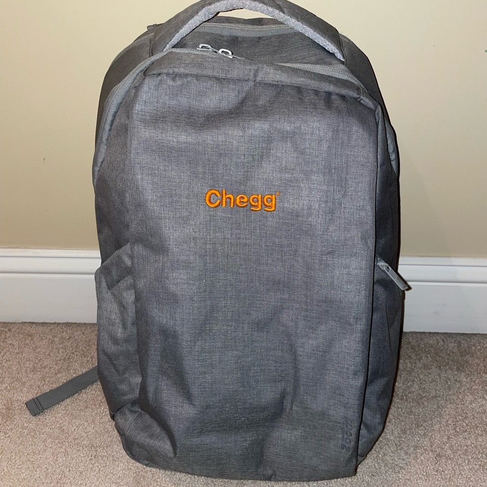 Leeds Checkmate Zoom Grey Backpack Chegg
